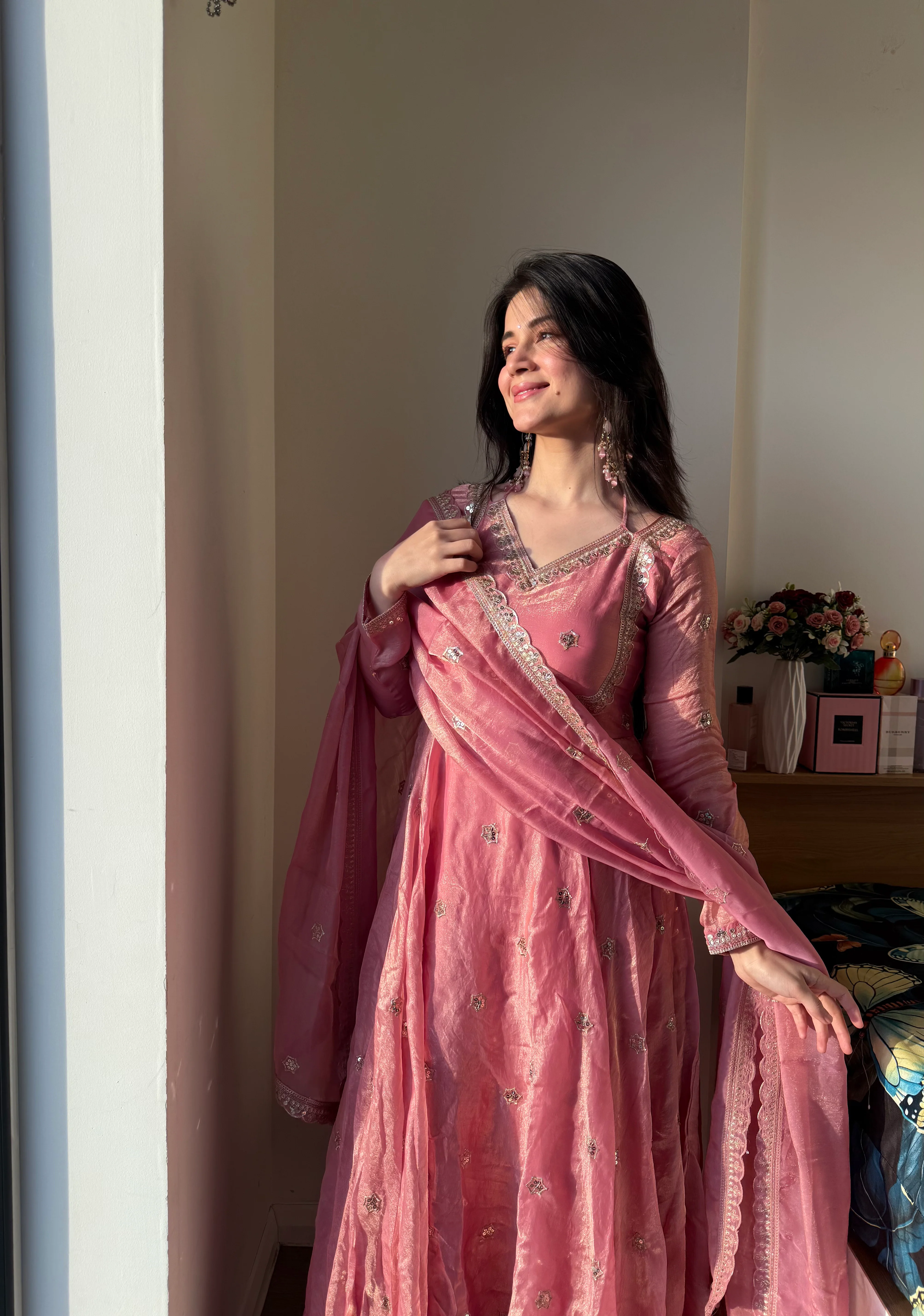 Diwali Anarkali Suit Set